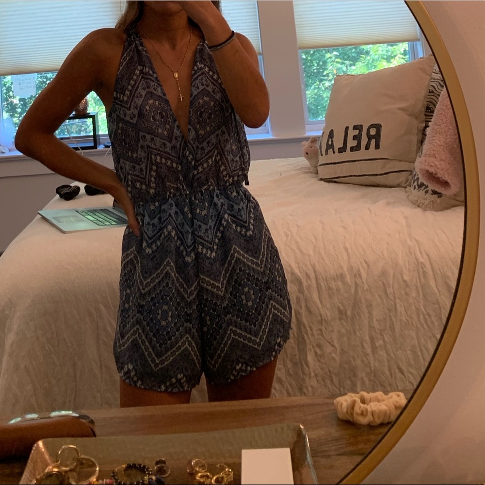 Blue Romper